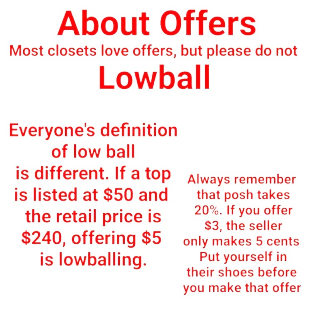 Offers Are Great but Just a Reminder...